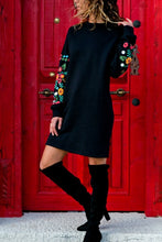 Load image into Gallery viewer, Velvet Winter Dress Women Long Sleeve