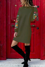 Load image into Gallery viewer, Velvet Winter Dress Women Long Sleeve